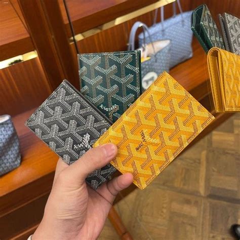 กระเป๋าใส่บัตร goyard|กระเป๋าใส่บัตร Goyard Saint.